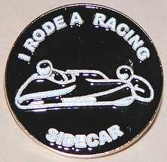 "I rode a racing sidecar."