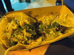 The Kogi short rib tacos.