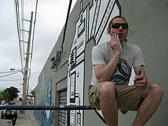 Chaz takes a break to chat about the project.
