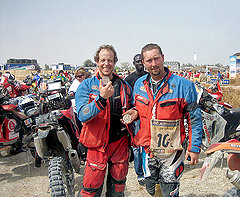 The reward for completing the Dakar. 