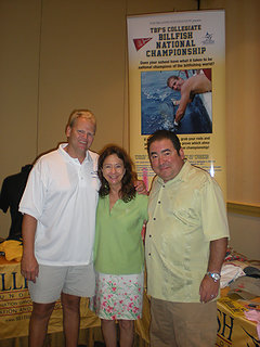 TBF Board Member and strong LSU alum, Gordon Gill, challenged Ellen Peel, TBF President and Ole Miss Law grad, and Emeril Lagassee, world renowned chef and TV star who fished aboard the Ole Miss, to  accept his challenge in TBF&rsquo;s Collegiate Billfish National Championship Series that kicks off on September 3rd this year.