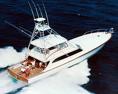 ©Merritt Boat Works Staff / Merrit Boat Works/A perfect day for a perfect boat. Tyson’s Pride at sea.