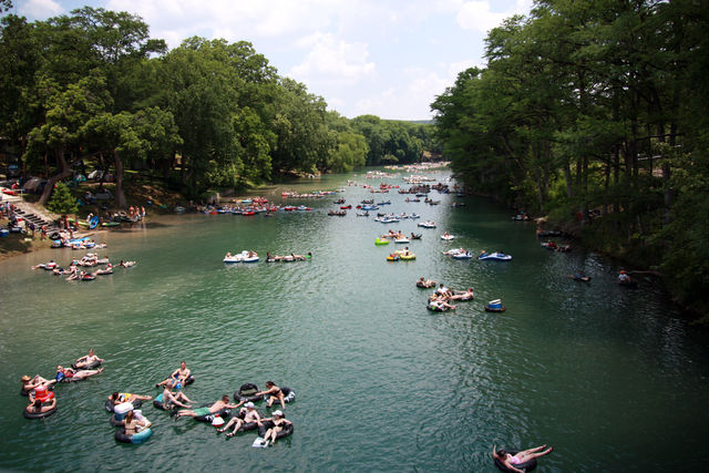 guadalupe river floating. the Guadalupe River during
