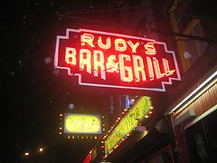 Rudy's Bar Draws a Motley Crew