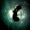 Free-diver-green
